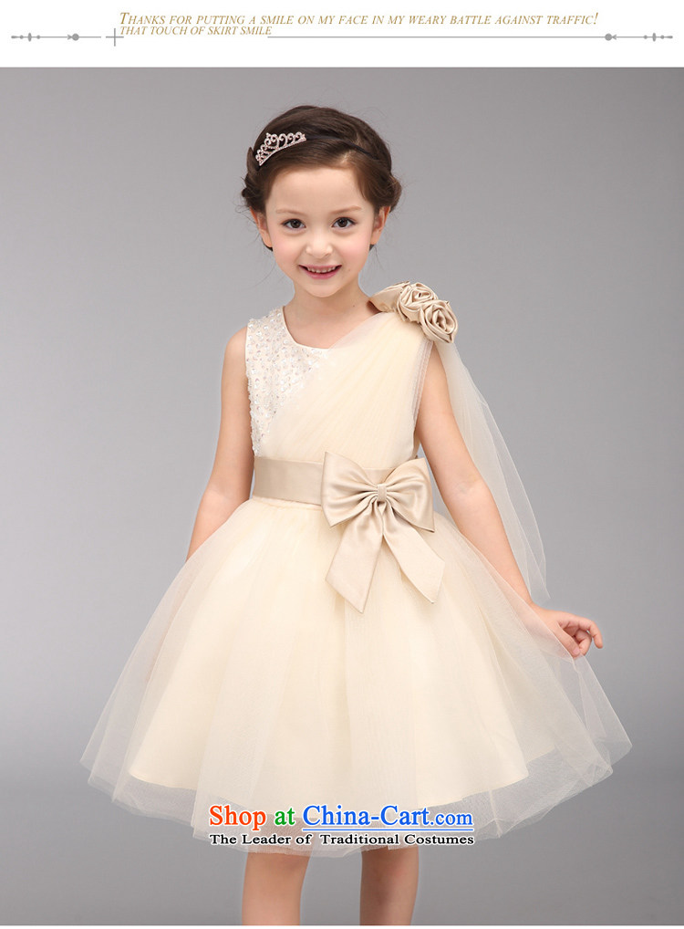 Children's dress evening dresses girls wedding flower girls dress princess fall 2015, Korean skirt version champagne bon bon skirt summer champagne color 120 pictures, prices, brand platters! The elections are supplied in the national character of distribution, so action, buy now enjoy more preferential! As soon as possible.