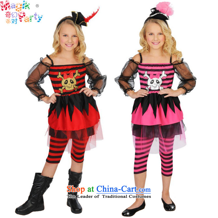 Halloween girls wearing school performance apparel kindergarten Show Photographic Dress dances skirt skeleton skirt red XL code 130cm photo, prices, brand platters! The elections are supplied in the national character of distribution, so action, buy now enjoy more preferential! As soon as possible.