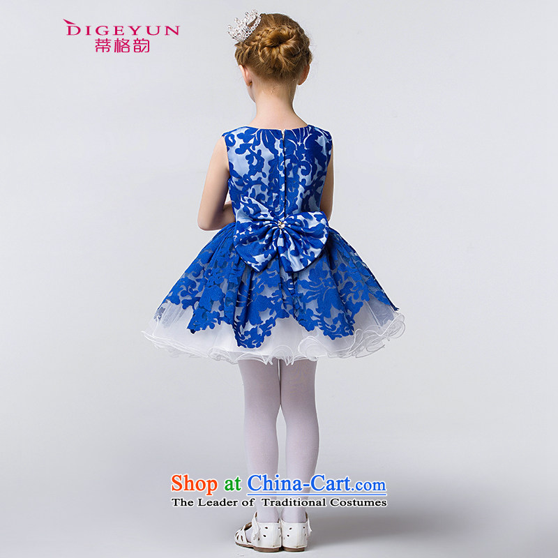 The following new paragraph 2015 Summer Children dress A sweet skirt girls dress skirt princess skirt Flower Girls skirt blue 140 (TPLF DIGEYUN) , , , shopping on the Internet