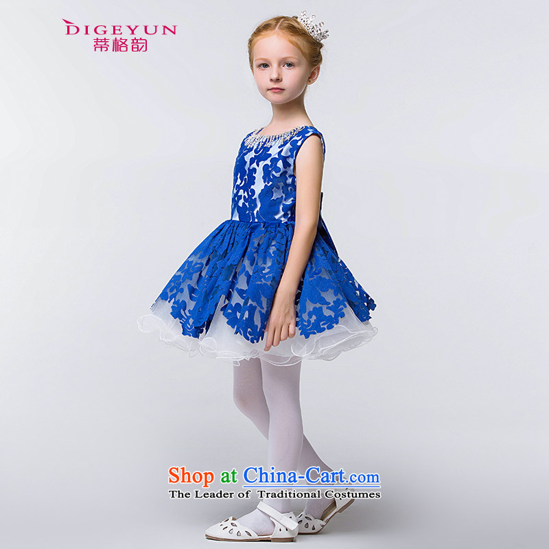 The following new paragraph 2015 Summer Children dress A sweet skirt girls dress skirt princess skirt Flower Girls skirt blue 140 (TPLF DIGEYUN) , , , shopping on the Internet