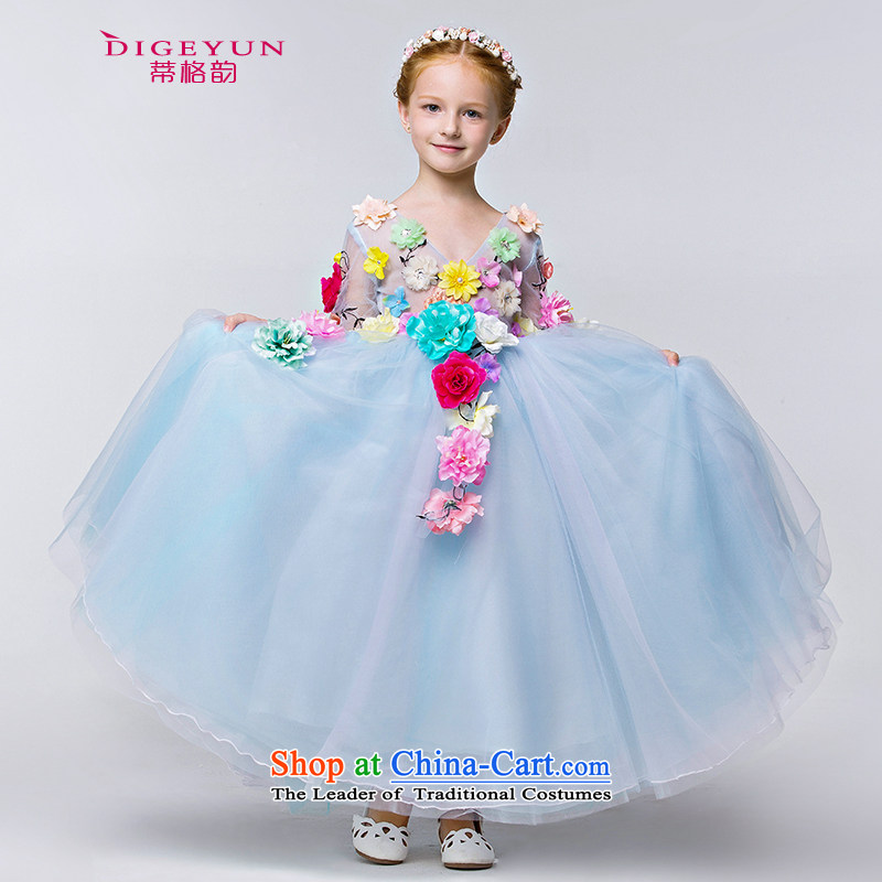 The following new paragraph 2015 Dream Flower Fairies  mother and parent-child dress skirt luxury will children dress Flower Fairies  children_ 150
