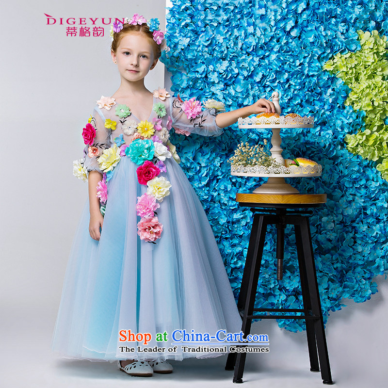 The following new paragraph 2015 Dream Flower Fairies  mother and parent-child dress skirt luxury will children dress Flower Fairies ) 150, the TPLF children (DIGEYUN) , , , shopping on the Internet