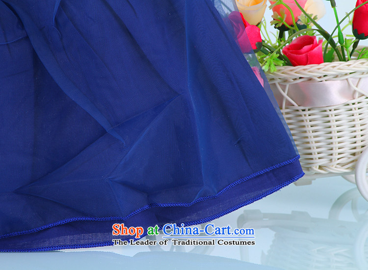 Children qipao girls Tang dynasty princess skirt 61 female babies dance performances to porcelain skirt 4451 Blue 120 pictures, prices, brand platters! The elections are supplied in the national character of distribution, so action, buy now enjoy more preferential! As soon as possible.
