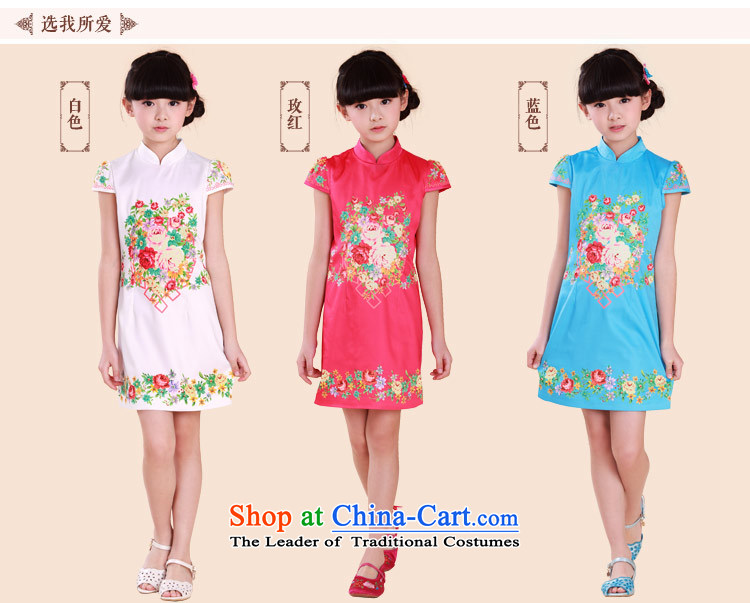 The Burkina found Summer 2015 children's wear new products of ethnic girls qipao CUHK child Tang dynasty stamp cheongsam dress blue 160 pictures, prices, brand platters! The elections are supplied in the national character of distribution, so action, buy now enjoy more preferential! As soon as possible.
