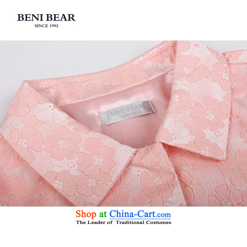 Bear in Korea bunney BENI Xiong stylish Sweet small children's wear winter 2015 aristocratic girls short pink jacket, 150, Bonnie Xiong (beni bear) , , , shopping on the Internet