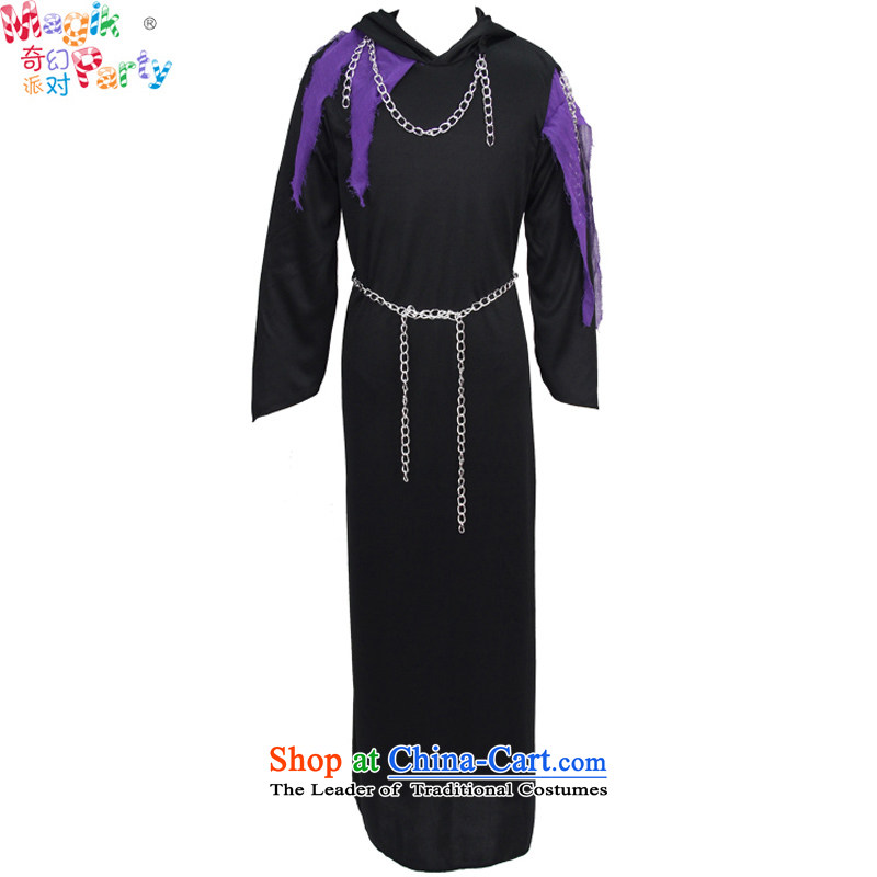 The boy Halloween costume masquerade dress party gathering play services school children costumes and black robe no masks and gloves cane Xl(155cm), fantasy party (magikparty) , , , shopping on the Internet