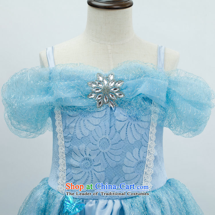 In accordance with the Share Option Scheme, the Bangwei 2015 princess hundreds skirt the same Cinderella Princess skirts of their children dress skirt frozen dresses Christmas children's clothing female blue dress + stamp gloves Four piece set 130 pictures, prices, brand platters! The elections are supplied in the national character of distribution, so action, buy now enjoy more preferential! As soon as possible.