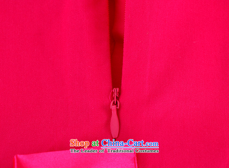 2015 Red China wind girls qipao BABY CHILDREN Tang dynasty princess cotton yarn skirt guzheng performances dress spring and summer   4685th red 110 pictures, prices, brand platters! The elections are supplied in the national character of distribution, so action, buy now enjoy more preferential! As soon as possible.
