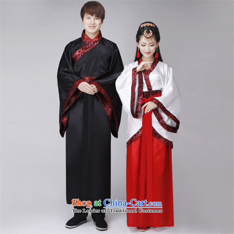 Han-style it is in conformity with the dark girl shows Tang Dynasty Costume Dance Performances Han-clothing services men black M picture, prices, brand platters! The elections are supplied in the national character of distribution, so action, buy now enjoy more preferential! As soon as possible.