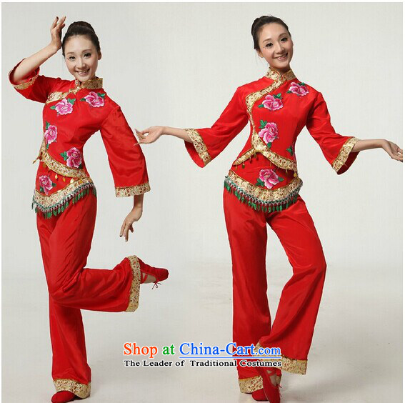 2015 new special dance performances to female theatrical performances services Spangle Embroidery national yangko janggu clothing yellow XXXL picture, prices, brand platters! The elections are supplied in the national character of distribution, so action, buy now enjoy more preferential! As soon as possible.