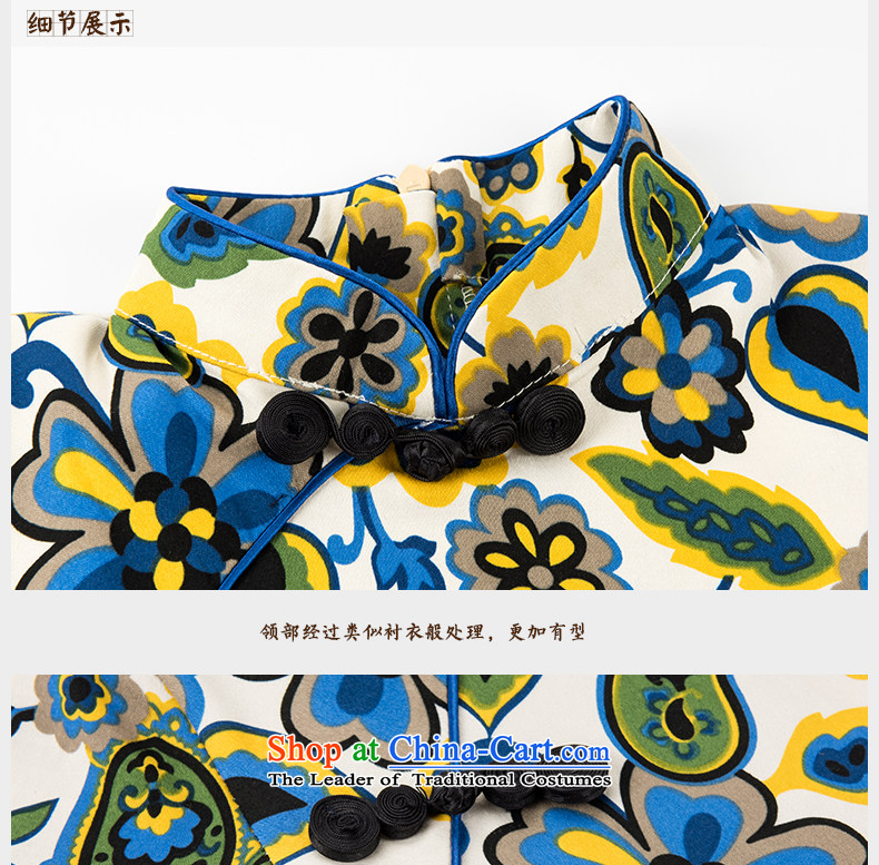 Child Lok Wei spring and autumn) Children Tang dynasty qipao girls 7 cuff dresses abstract flower VISCOSE SATIN Pure Cotton Chinese baby suit 80 pictures, skirts price, brand platters! The elections are supplied in the national character of distribution, so action, buy now enjoy more preferential! As soon as possible.