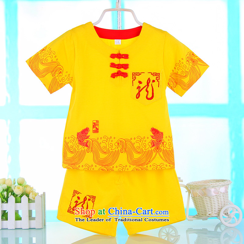 Small and more new 2015 boys under the age of a gift pack for summer baby Tang children of ethnic Chinese clothing birthday dress red 90, small and Dodo xiaotuduoduo) , , , shopping on the Internet