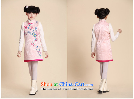 The Burkina found him 2015 girls autumn and winter new ethnic girls cheongsam look like embroidery sleeveless rough edges girls qipao skirt blue 150 pictures, prices, brand platters! The elections are supplied in the national character of distribution, so action, buy now enjoy more preferential! As soon as possible.