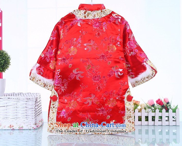 Autumn and winter girls qipao Tang dynasty cheongsam dress children girls pure cotton dress huan will serve 120 pictures, price red, brand platters! The elections are supplied in the national character of distribution, so action, buy now enjoy more preferential! As soon as possible.