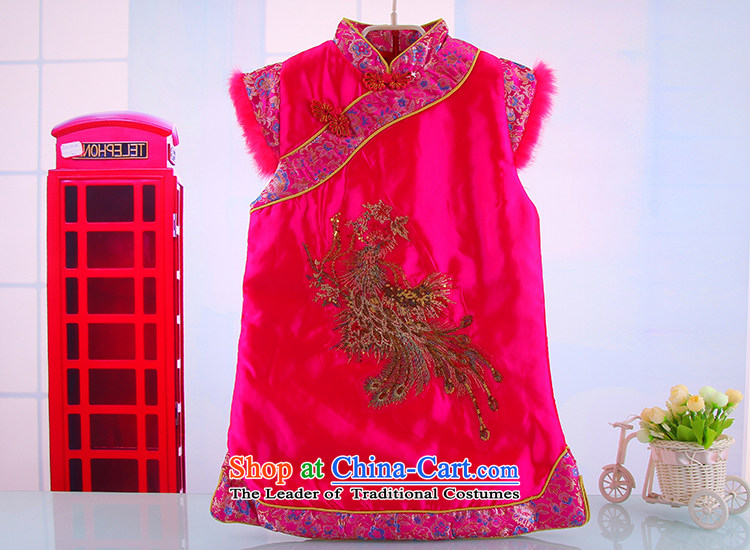 2014 new spring and fall girls baby girl cheongsam dress Tang Dynasty Show the girl child 5,159 qipao CUHK flag in the red 110 pictures, prices, brand platters! The elections are supplied in the national character of distribution, so action, buy now enjoy more preferential! As soon as possible.