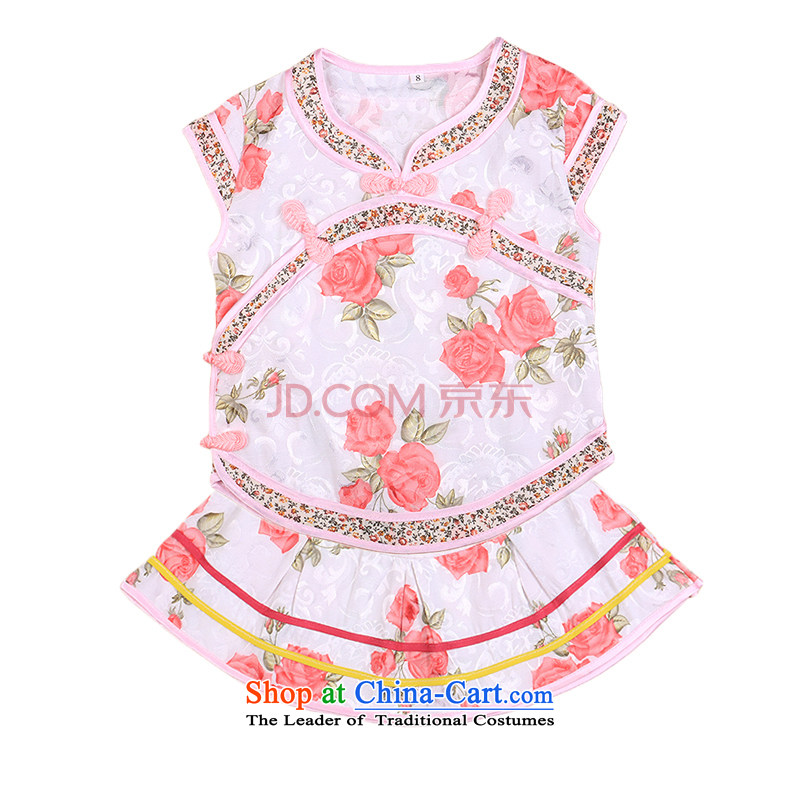 Small and more new baby girl child in Tang Dynasty Package your baby princess cheongsam dress age on infant and young child vest children during the spring and autumn summer 90 small and a lot of purple (xiaotuduoduo) , , , shopping on the Internet