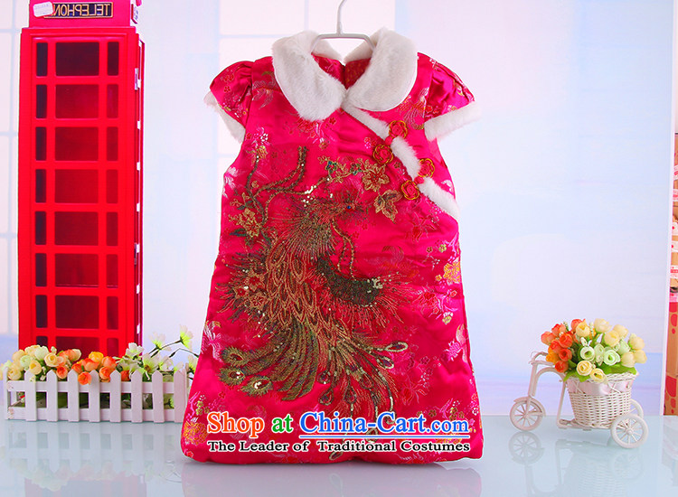 New Tang dynasty qipao cheongsam with winter cotton children birthday vests skirt red 110 pictures, prices, brand platters! The elections are supplied in the national character of distribution, so action, buy now enjoy more preferential! As soon as possible.