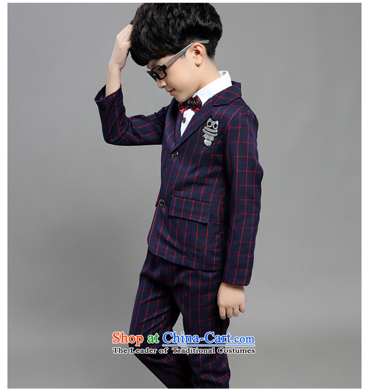 New Postshop Souvenirs childhood Nga male children's wear Korean latticed suits CUHK child Wild Child dress suits for the small festivals will show two kit boys clothes Qiu Hong latticed kit (two) 160 yards (recommendation 145-155CM) height picture, prices, brand platters! The elections are supplied in the national character of distribution, so action, buy now enjoy more preferential! As soon as possible.
