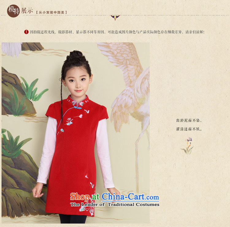 The Burkina found 2015 autumn and winter, children's wear new girls qipao? child cheongsam dress short-sleeved embroidered red 130 pictures Tang, prices, brand platters! The elections are supplied in the national character of distribution, so action, buy now enjoy more preferential! As soon as possible.