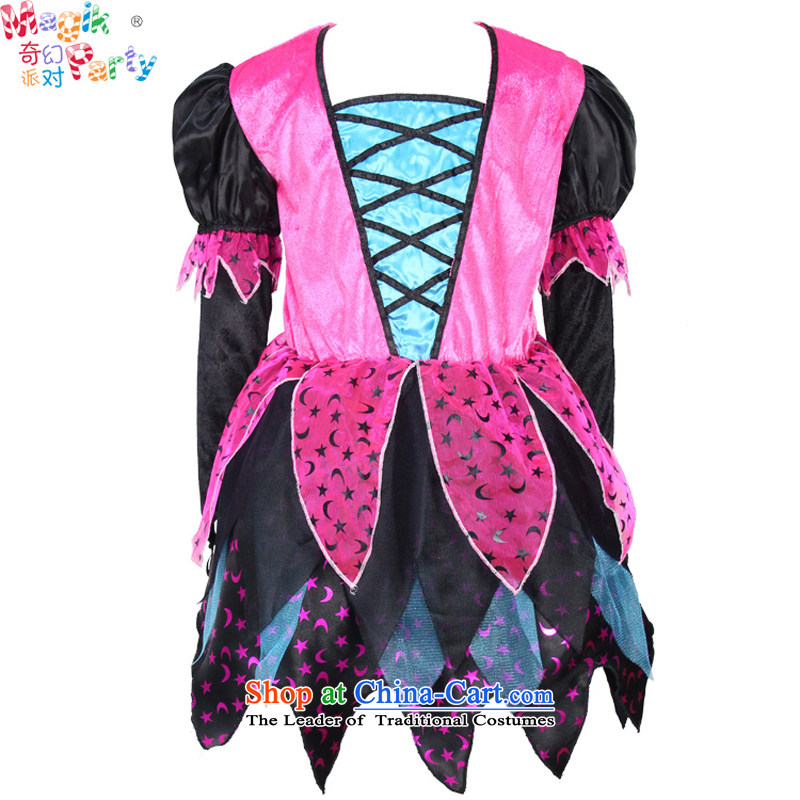 Fantasy to send girls Halloween costume party gathering play fashion school performances skirt witch dresses girls witch skirt lively red) , a code 95cm1-2 party (magikparty) , , , shopping on the Internet