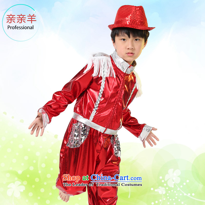 Kiss sheep flagship store 2015 new child jazz dance costumes and female child care dance wearing boy will flow su to boys and girls contest costumes and blue 150cm, kiss sheep qinqinyang) , , , shopping on the Internet