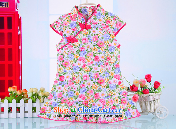 The spring and summer of the Tang dynasty qipao children girls short-sleeved dresses pure cotton saika China wind retro baby blue skirt 120 pictures, prices, brand platters! The elections are supplied in the national character of distribution, so action, buy now enjoy more preferential! As soon as possible.