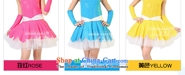 Kiss sheep flagship store new Children Dance skirt girls modern dance costumes dance costume child care services Girls contest costumes and Yellow 150cm photo, prices, brand platters! The elections are supplied in the national character of distribution, so action, buy now enjoy more preferential! As soon as possible.