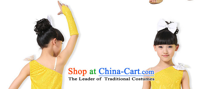 Kiss sheep flagship store new Children Dance skirt girls modern dance costumes dance costume child care services Girls contest costumes and Yellow 150cm photo, prices, brand platters! The elections are supplied in the national character of distribution, so action, buy now enjoy more preferential! As soon as possible.