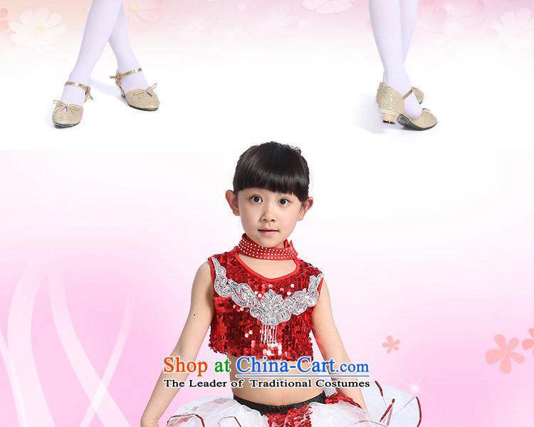 Kiss sheep flagship 2015 New 61 children costumes girls jazz dance wearing bright skirt dance piece Child Care Pack Girls contest costumes and red 140cm photo, prices, brand platters! The elections are supplied in the national character of distribution, so action, buy now enjoy more preferential! As soon as possible.
