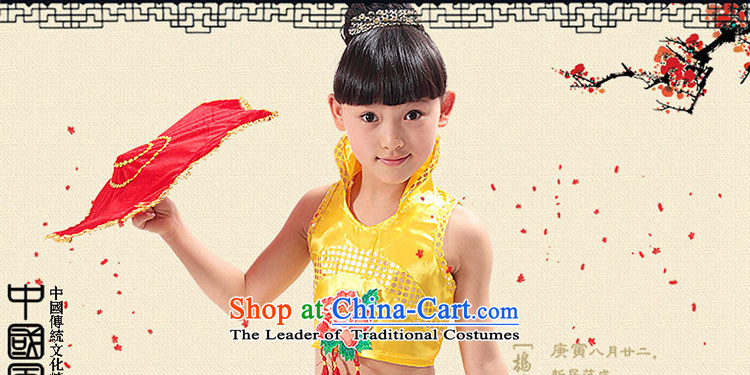 Kiss the sheep, the Bangwei costumes girls wearing his handkerchief Folk Dance Dance Dance Show Services early childhood yangko game costumes and female children red 140cm photo, prices, brand platters! The elections are supplied in the national character of distribution, so action, buy now enjoy more preferential! As soon as possible.