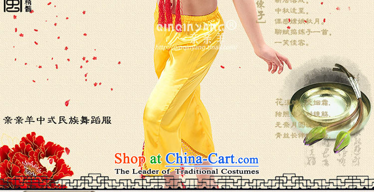 Kiss the sheep, the Bangwei costumes girls wearing his handkerchief Folk Dance Dance Dance Show Services early childhood yangko game costumes and female children red 140cm photo, prices, brand platters! The elections are supplied in the national character of distribution, so action, buy now enjoy more preferential! As soon as possible.