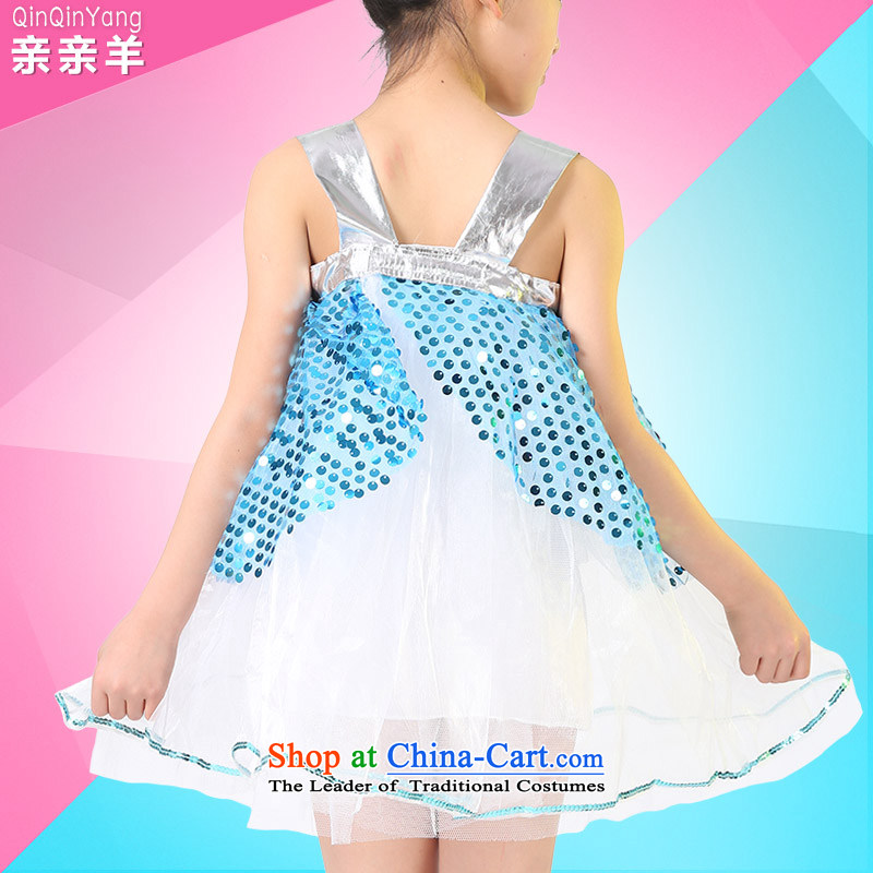Kiss sheep children princess skirt costumes, section 61 children costumes girls bon bon skirt fashion clothing girls show stage performances services yellow 140cm, game kiss sheep qinqinyang) , , , shopping on the Internet