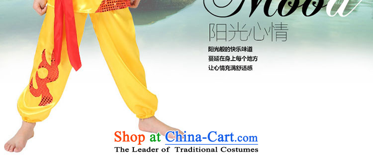 Children will kiss the sheep to boys and girls martial arts performance Services Early Childhood Game dance service martial arts Shao Er collective martial arts garment Yellow 130cm photo, prices, brand platters! The elections are supplied in the national character of distribution, so action, buy now enjoy more preferential! As soon as possible.