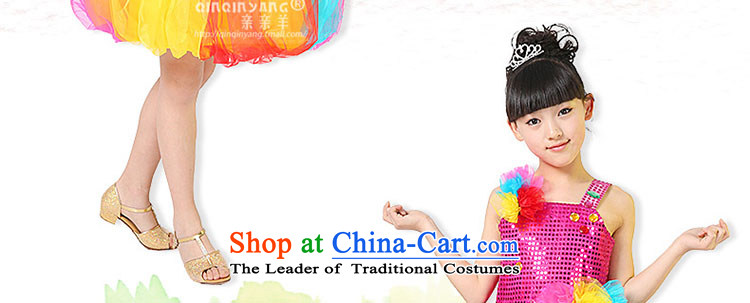 Kiss sheep flagship store, children games costumes and girls will children modern dance stage costumes dance clothing of early childhood collective red 150cm photo, prices, brand platters! The elections are supplied in the national character of distribution, so action, buy now enjoy more preferential! As soon as possible.
