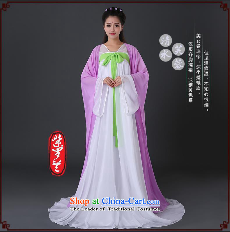 Ancient clothing female costume fairies gliding Han-wu with legendary chest skirt improvement will you can multi-select attributes by using the purple intensify XXXL chest 3.0 feet picture, prices, brand platters! The elections are supplied in the national character of distribution, so action, buy now enjoy more preferential! As soon as possible.