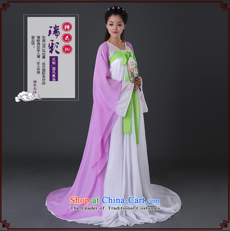 Ancient clothing female costume fairies gliding Han-wu with legendary chest skirt improvement will you can multi-select attributes by using the purple intensify XXXL chest 3.0 feet picture, prices, brand platters! The elections are supplied in the national character of distribution, so action, buy now enjoy more preferential! As soon as possible.