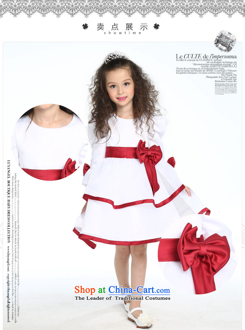 Purple wedding gown headquarters children dress girls will fall of children's wear skirts princess skirt bon bon skirt Flower Girls long-sleeved dresses dress TZ0153 White (single) 14 yards (recommendation 150-160) picture, prices, brand platters! The elections are supplied in the national character of distribution, so action, buy now enjoy more preferential! As soon as possible.
