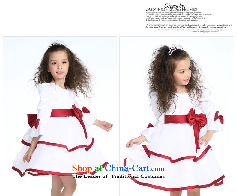 Purple wedding gown headquarters children dress girls will fall of children's wear skirts princess skirt bon bon skirt Flower Girls long-sleeved dresses dress TZ0153 White (single) 14 yards (recommendation 150-160) picture, prices, brand platters! The elections are supplied in the national character of distribution, so action, buy now enjoy more preferential! As soon as possible.
