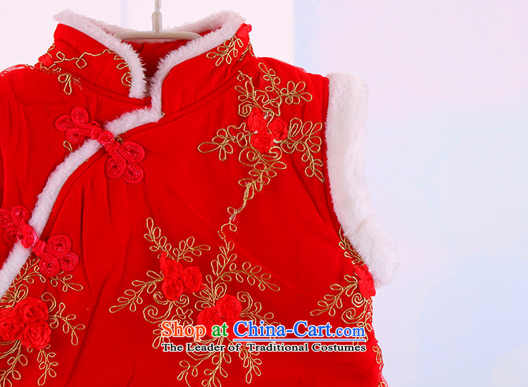 The new winter clothing girls short-sleeved dresses Chinese Antique children qipao baby Tang red 110 pictures, prices, brand platters! The elections are supplied in the national character of distribution, so action, buy now enjoy more preferential! As soon as possible.
