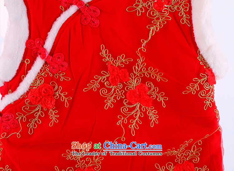 The new winter clothing girls short-sleeved dresses Chinese Antique children qipao baby Tang red 110 pictures, prices, brand platters! The elections are supplied in the national character of distribution, so action, buy now enjoy more preferential! As soon as possible.