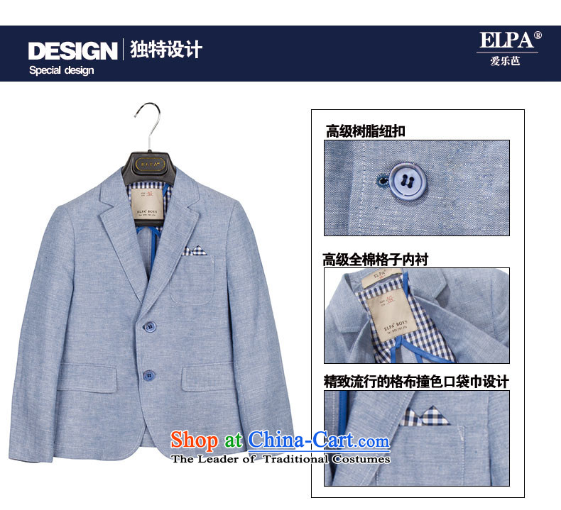 Light summer, linen ELPA CUHK child children performances showing the dress uniform boy small business suit suit coats lake blue 150 pictures, prices, brand platters! The elections are supplied in the national character of distribution, so action, buy now enjoy more preferential! As soon as possible.