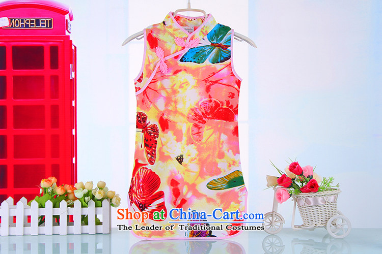 1-9-year-old baby girl children cheongsam dress summer Tang dynasty stylish girl child cheongsam dress qipao CUHK 4001 picture, prices, brand platters! The elections are supplied in the national character of distribution, so action, buy now enjoy more preferential! As soon as possible.