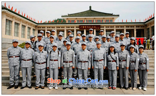 The grand military parade of the Eighth Route Army in 2015 adult videos will Red Army war clothing fashions of the New Fourth Army dance performances by uniformed clothes light gray M 160cm photo, prices, brand platters! The elections are supplied in the national character of distribution, so action, buy now enjoy more preferential! As soon as possible.