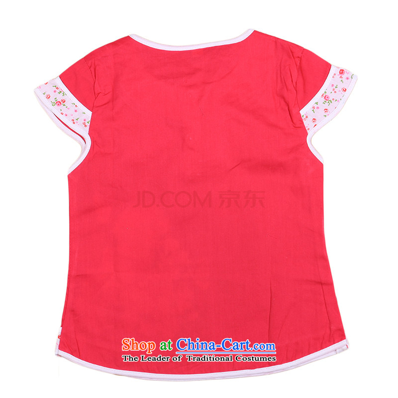 Tang Dynasty girls summer baby qipao silk short-sleeved short skirt kit girls aged 0-1-2-3 infant children 4810. . Pink Bunnies Dodo 100 xiaotuduoduo) , , , shopping on the Internet