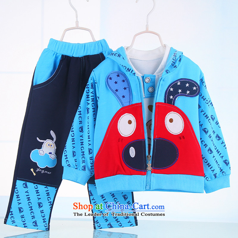 The boy autumn long-sleeved kit two sports wear boys out service 1-year-old baby 2 years 3 years old casual clothing 07319. . Red 80 51-73 13 Bunnies Dodo xiaotuduoduo) , , , shopping on the Internet