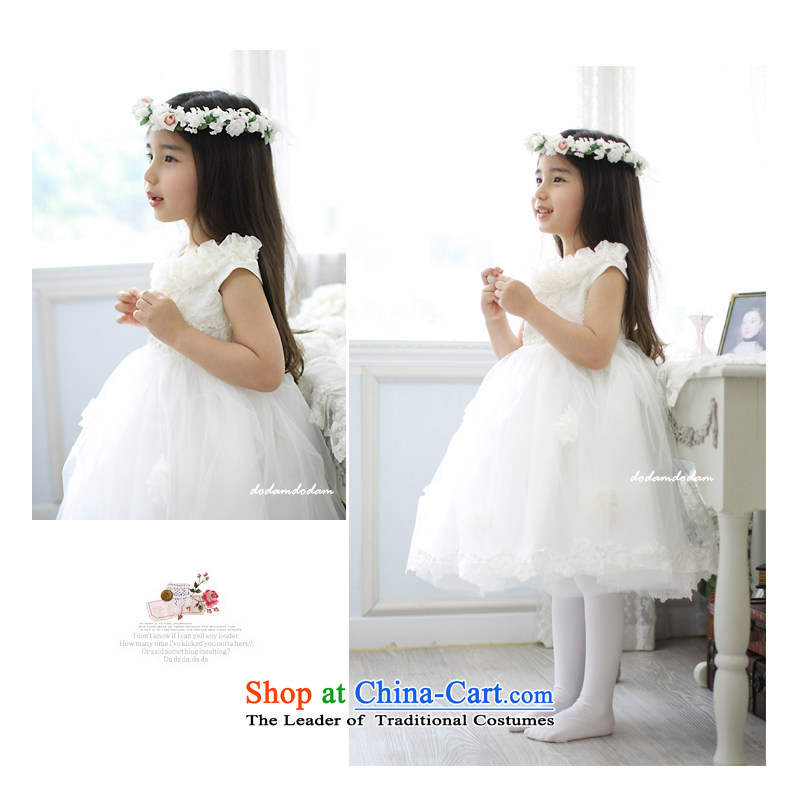 Mrs Ingrid Yeung Mei children will so princess skirt Girls High wedding dresses long Flower Girls dress white bon bon skirt cream Mrs Ingrid 140 mi (beiranmay so) , , , shopping on the Internet