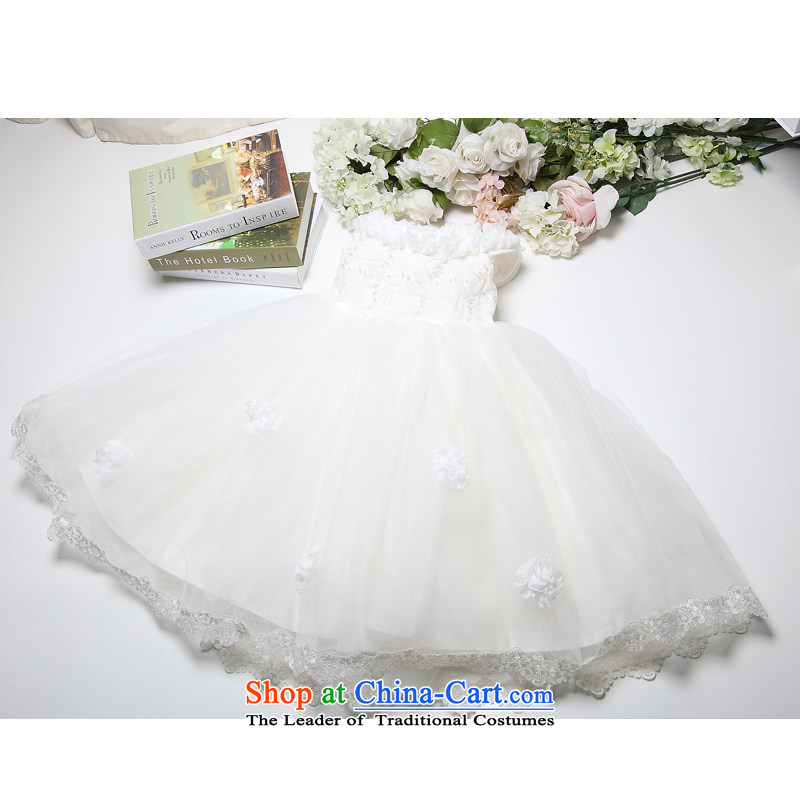Mrs Ingrid Yeung Mei children will so princess skirt Girls High wedding dresses long Flower Girls dress white bon bon skirt cream Mrs Ingrid 140 mi (beiranmay so) , , , shopping on the Internet