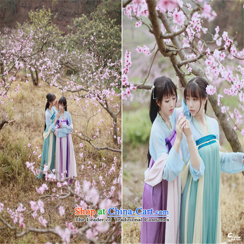 Han-women's non-arrival of clothing to the badges of ancient chest you can multi-select attributes by using the new fairies clothing skirt Tang dynasty S crown monkey.... violet shopping on the Internet