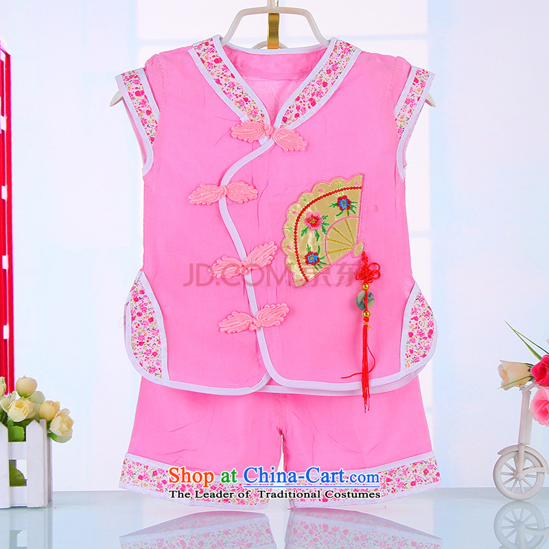 Summer 2015 new girls Tang Dynasty Package your baby clothes summer gown Chinese children for summer 4511 rose 90 small and Dodo xiaotuduoduo) , , , shopping on the Internet
