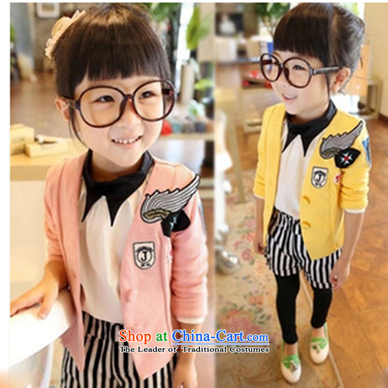 The autumn 2015 girls with new girls small jacket girls baby suit Dragonfly 140 toner recalled that love , , , shopping on the Internet